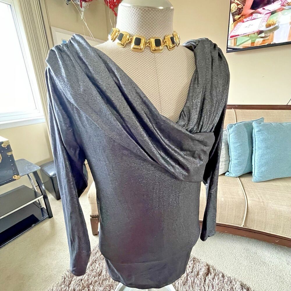 Lane Bryant Mettallic Pullover Dressy Sweater Plus Size 22/24 Holidays Christmas - Picture 4 of 15